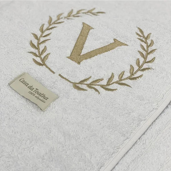 Toalha Banhão personalizada com Monograma